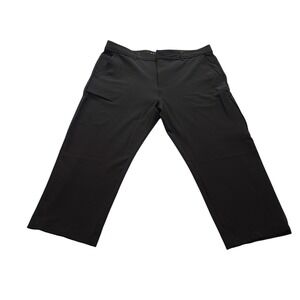 Hurley Performance Stretch Pants Men's 36x30 Dark Grey Zip Fly Button Closure